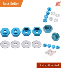 Quality 12mm to 17mm Wheel Hex Adapter Set – Fits Tamiya, Traxxas, and HSP