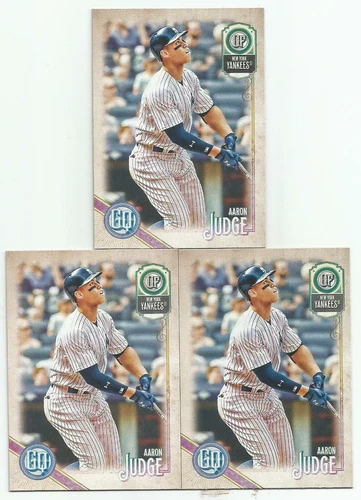 2018 TOPPS  GYPSY QUEEN AARON JUDGE 3 CARD LOT