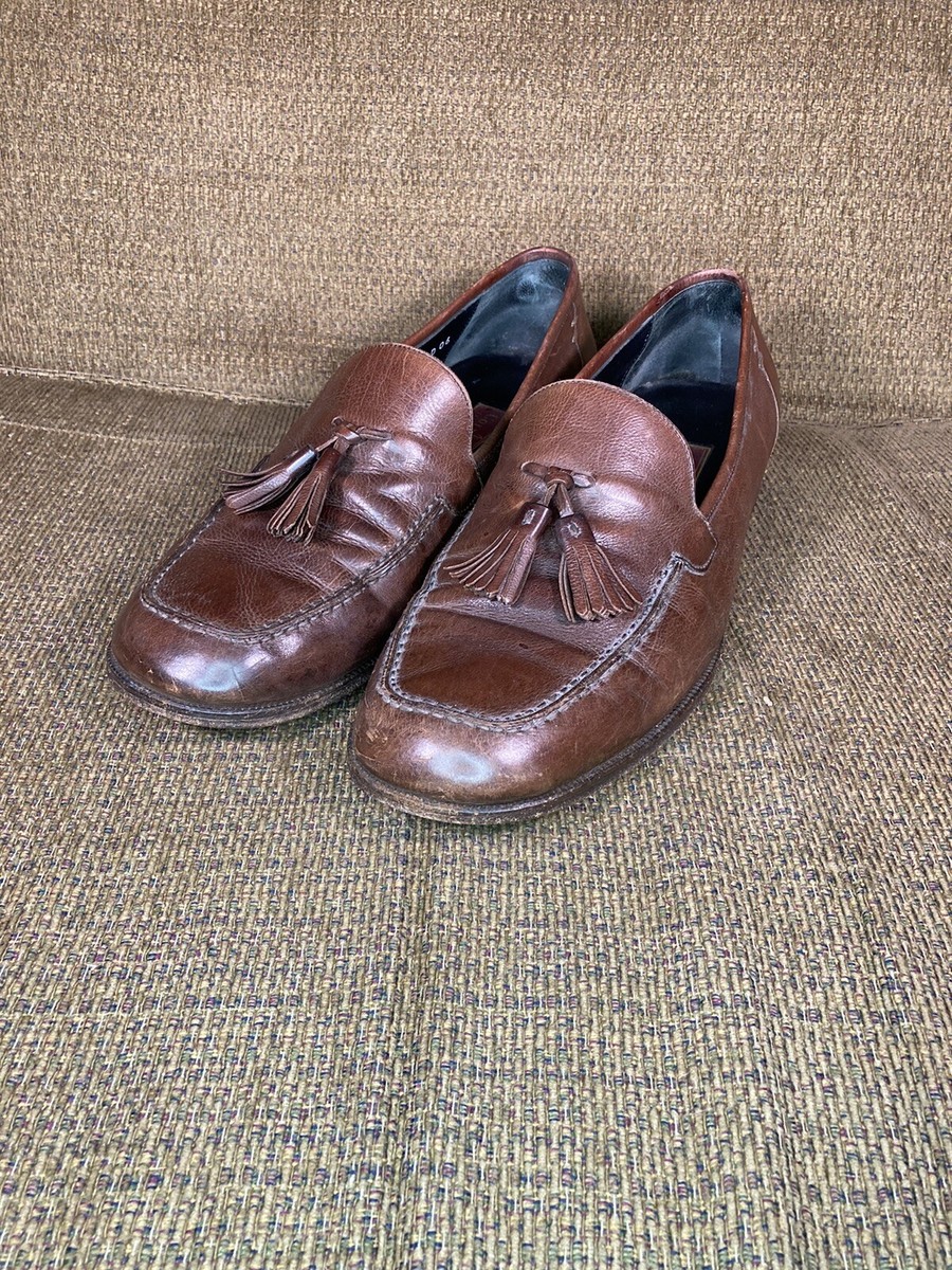 Preloved cole Hana men leather loafer size 10 Cole Haan Resort Mens Brown Leather Loafers Shoes Size 10 D  main image 2