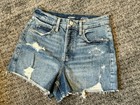 Old Navy Higher High Rise Sky-Hi A-Line Secret Smooth Pocket Jean Shorts 2 — photo 3