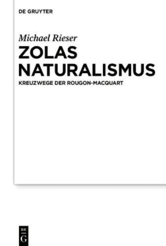 Thumbnail - Michael Rieser Zolas Naturalismus (gebundene Ausgabe) (us Import)