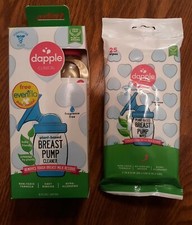 Dapple Clinical Plant Based Breast Pump Cleaner And Breast Pump Wipes 25 ct