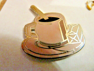 PIN'S KAFFEETASSE mit ZUCKER / DÄMONEN UND WUNDER / SELTEN