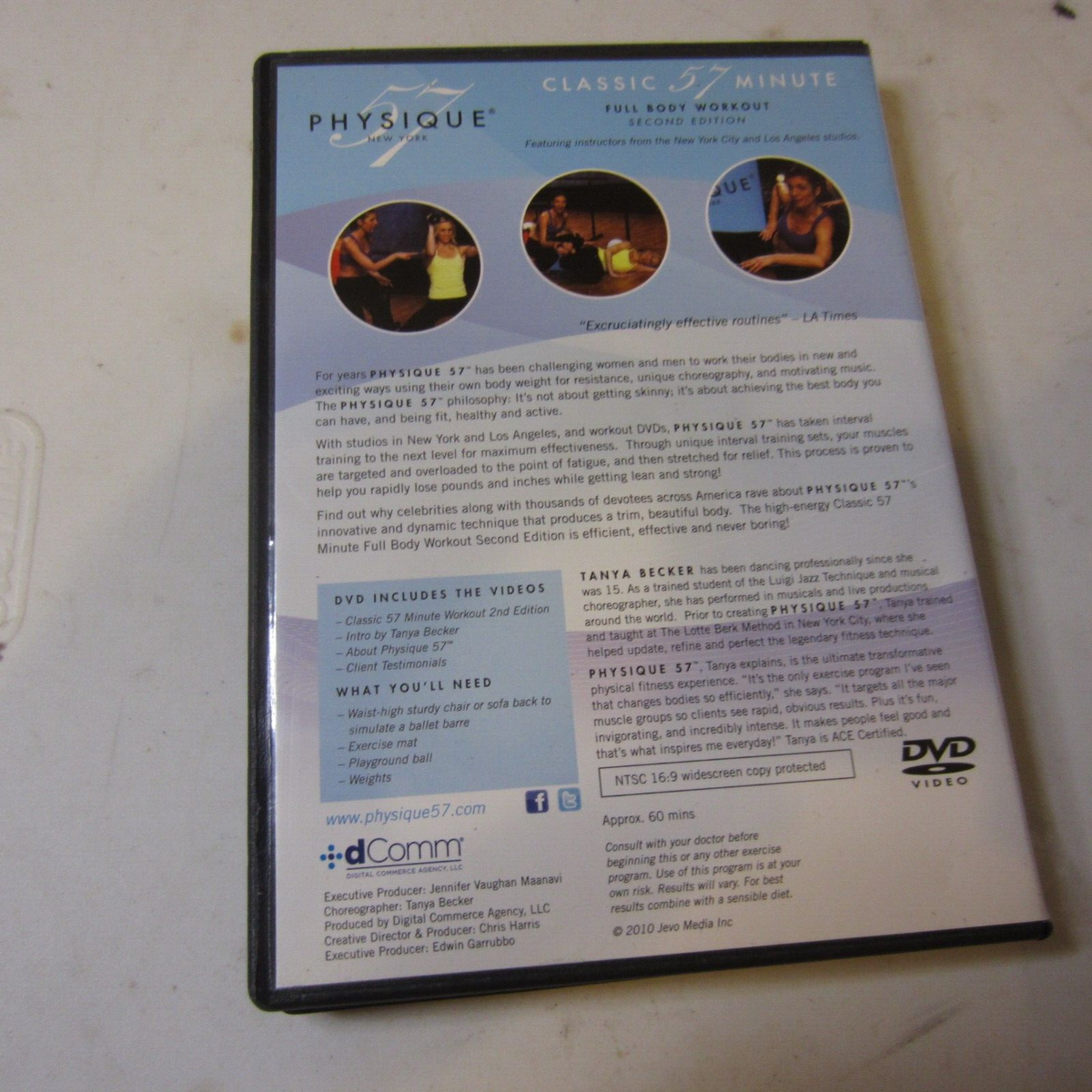 Physique 57 2DVDs 57 Minute Full Body Workout Second edition