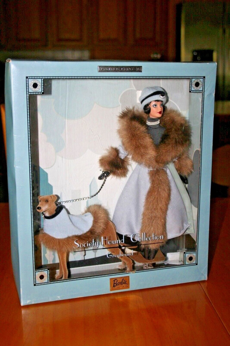 2000 Limited Edition Society of Hound Greyhound Barbie Doll-New in 