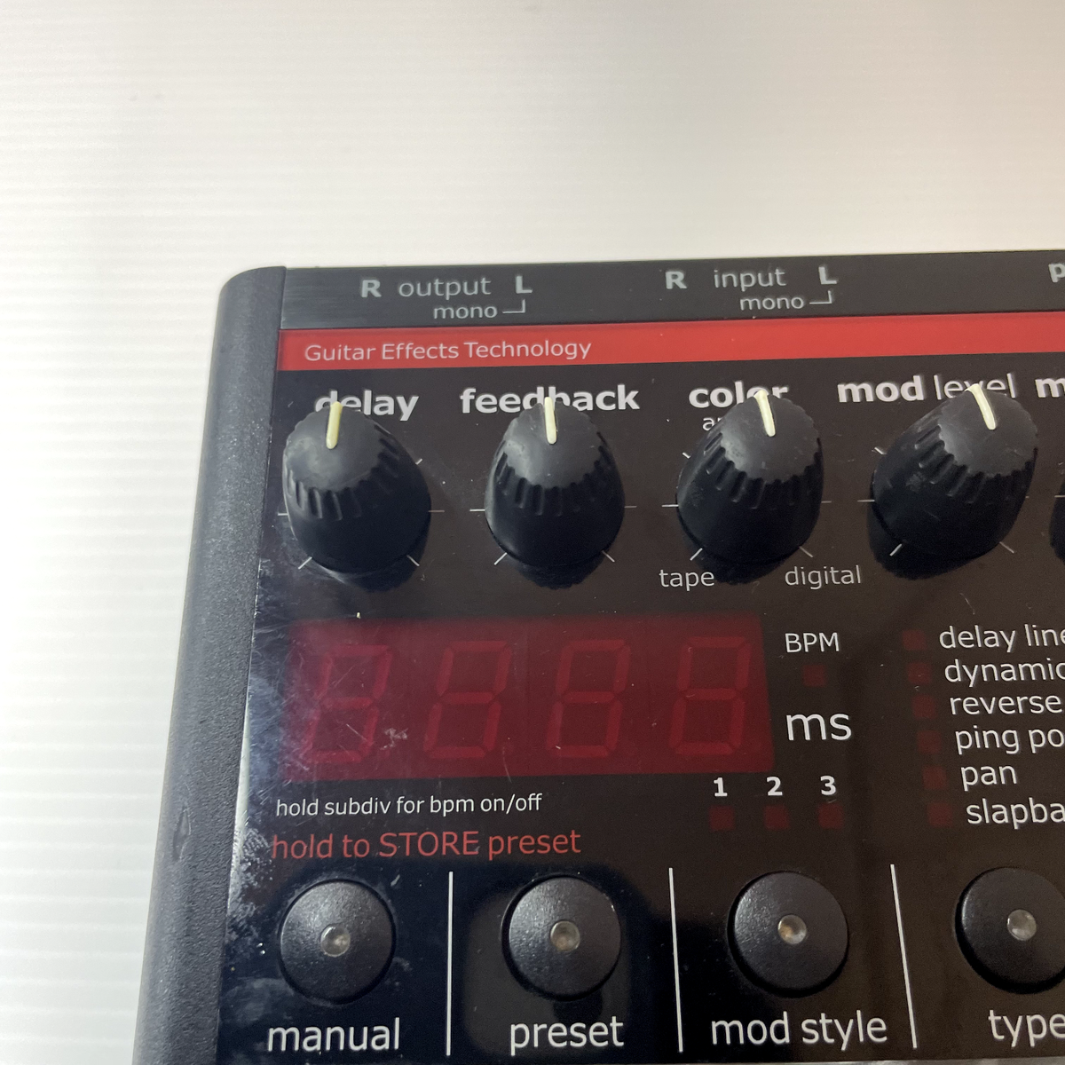 Tc Electronic Nd-1 Nova Delay Programmable Guitar Effects Pedal