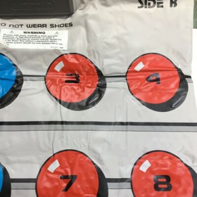 Nintendo NES Power Pad & Dance Aerobics Floor Mat Game Cartridge Vintage 1988