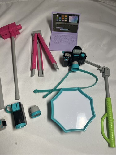 18” Doll Accessories My Life As Doll Vlogger Play Set, Cameras, Laptop, Tripod - Picture 3 of 3