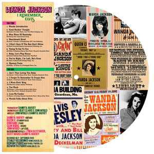 WANDA JACKSON LP I Remember Elvis PICTURE DISC Limited Edition w/Pic Insert - Picture 4 of 5