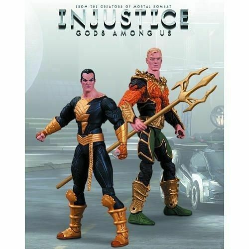 BLACK ADAM Action Figure 2-Pack *NEW* DC Collectibles AQUAMAN VS