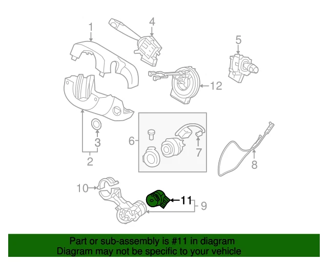 ⭐GENUINE⭐ Ignition Starter Switch for 2006-14 Optima Rio Rio5 Sedona 931103K000 Foto 4 de 4