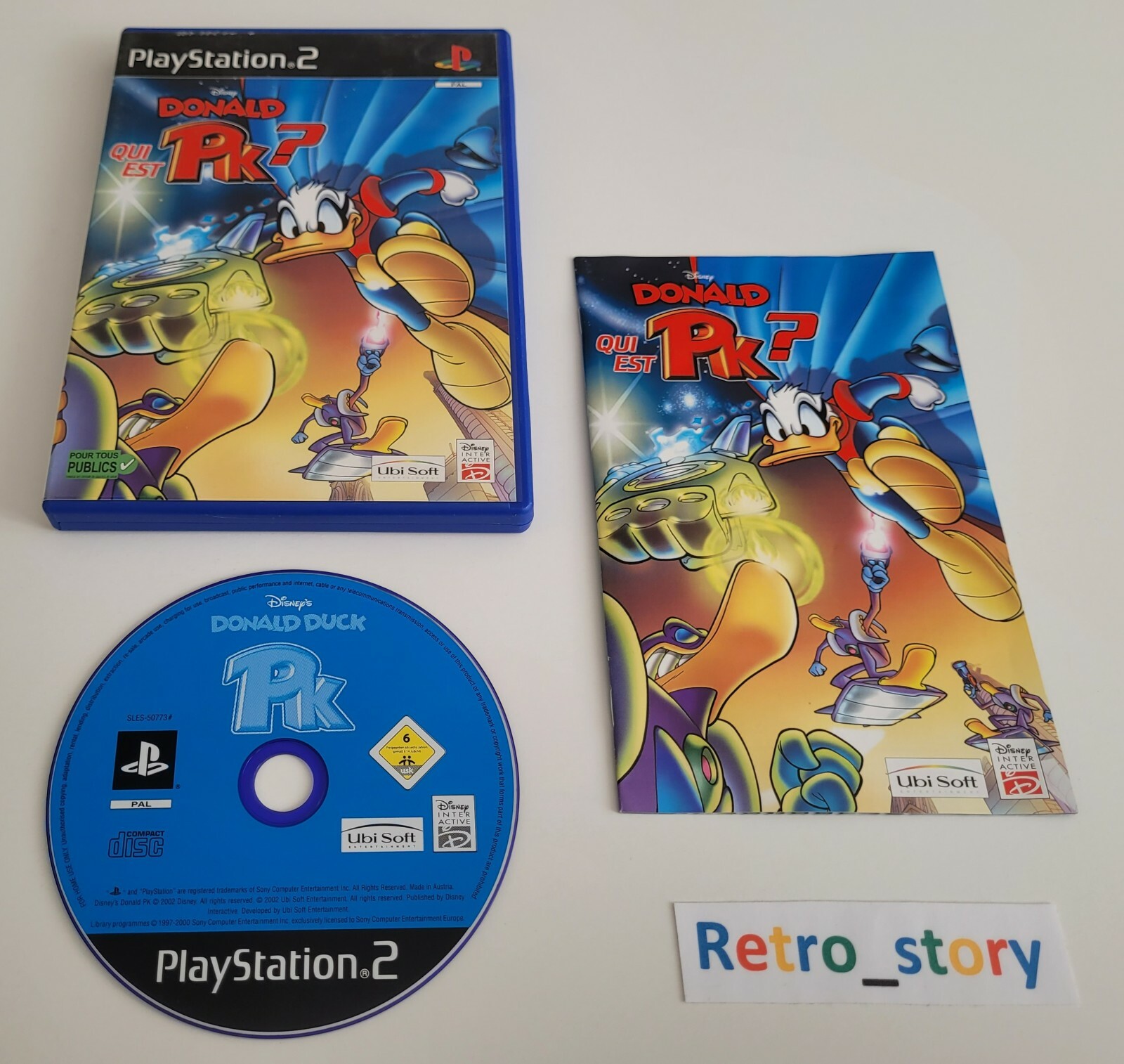 Sony Playstation PS2 - Disney Donald - Qui est PK ? - PAL