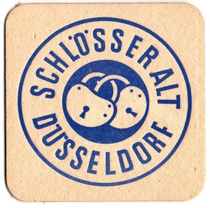Dusseldorf Schlosser Brauerei Schlosser Alt Bierdeckel Beercoaster 1960s Ebay