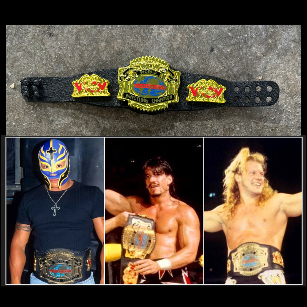 Mattel WCW Cruiserweight Championship Title Belt Wrestling Elite