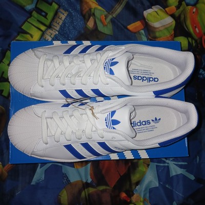 ADIDAS Superstar Shoes IG9368 Blue Cloud White Mens Sz 10  display picture 3