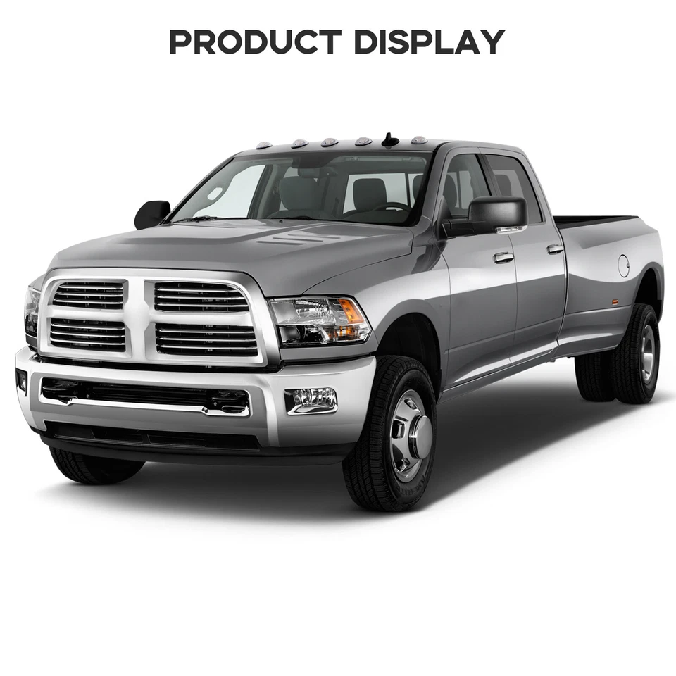 Power Heated Turn Signal Puddle Light Side Mirrors For 2009-19 Dodge Ram 1500 - Image 3 of 4