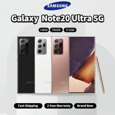 NEW SEALED SAMSUNG GALAXY NOTE 20 ULTRA 5G 128GB/512GB 12GB FACTORY UNLOCKED USA