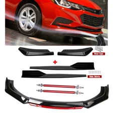 For Chevrolet Cruze Front Bumper Lip Spoiler Splitter Rear Lip Side Skirt Body K