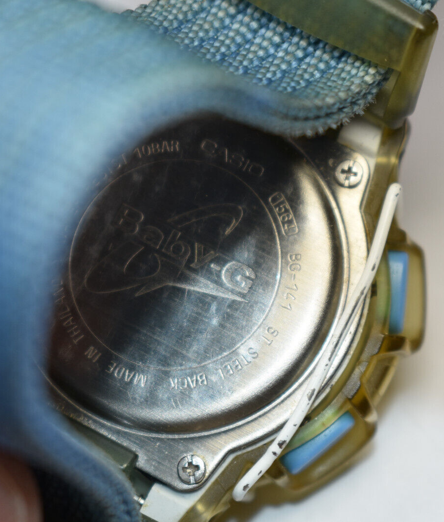 時計 used baby-g  BG-350 AS KNOW AS CASIO BG-350 ETHNO G blue BABY-G shock resistant Quetzal | eBay