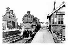pt6603 - Steam Train 80118 at Staithes Railway Station, Yorkshire - print 6x4