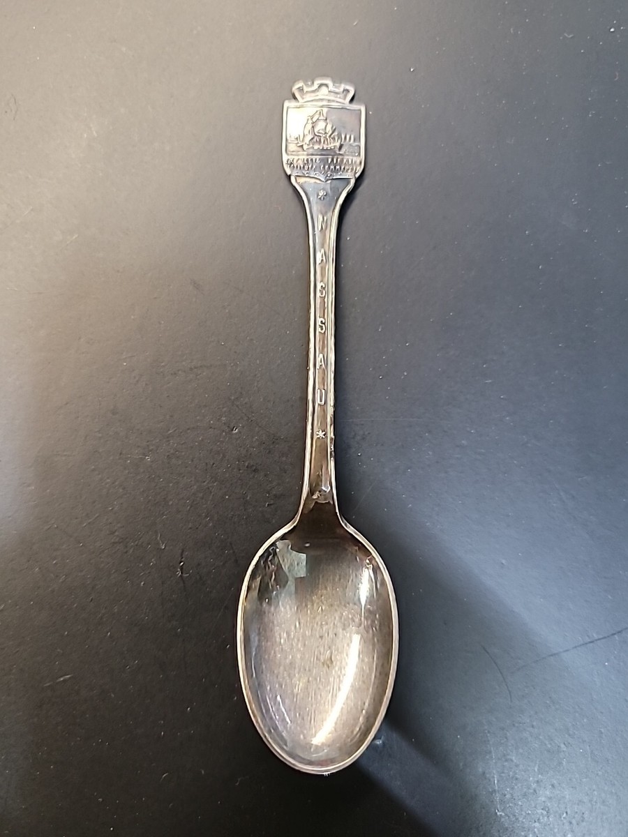 【TH Marthinsen】 年代物ティースプーン シルバー830 TH MARTHINSEN NASSAU NORWAY STERLING SILVER SOUVENIR SPOON | eBay