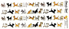 Suzy's Zoo "Cat /Kittens" Scrapbook Border 9903 BULK 25 SHEETS