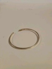 Sterling Silver 925 Children Cuff Bracelet - F5