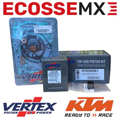 KTM EXC250 TPi 2018-2023 SX250 Full Vertex Piston Kit 2017-2022 66.35B 23630