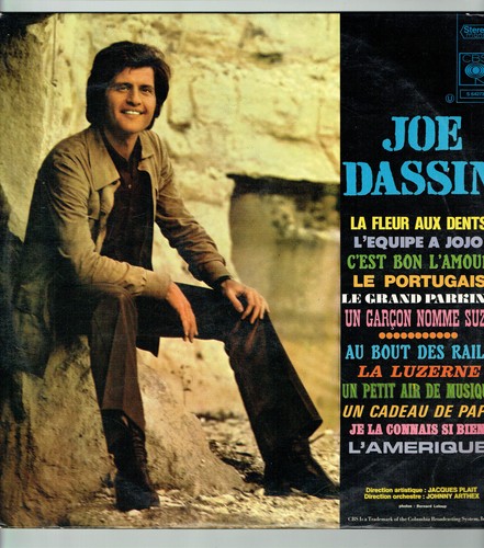 33T Joe DASSIN Vinyle LP LA FLEUR AUX DENTS -L'EQUIPE JOJO -L'AMERIQUE CBS 64273 - Imagen 5 de 6