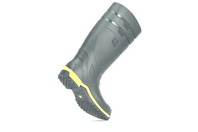 Shoes For Crews - Sentry, Steel Toe Grey + Yellow, Style# 73809 (New w/out box) - Image 4 of 4