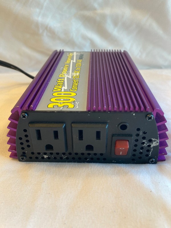 Rally No. 7292 300 Watt Power Inverter Convert 12V DC to 120V AC (TESTED)