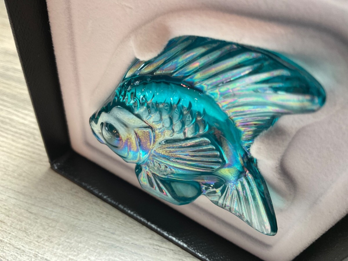 LALIQUE クリスタルフィッシュ ラリック Lalique Fish Lead-Free