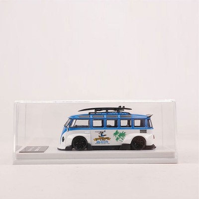 ミニカー 1/18 Widebody VW Bus JPS RWB 1:64 Blue VW T1 Bus RWB Widebody Custom Alloy Diecast Model - Rare
