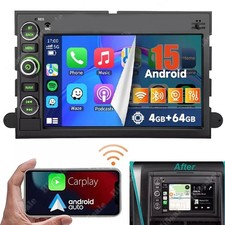 7'' Android 15 Car Stereo Radio Carplay GPS Navi For 2004-2014 FORD F150/250/350