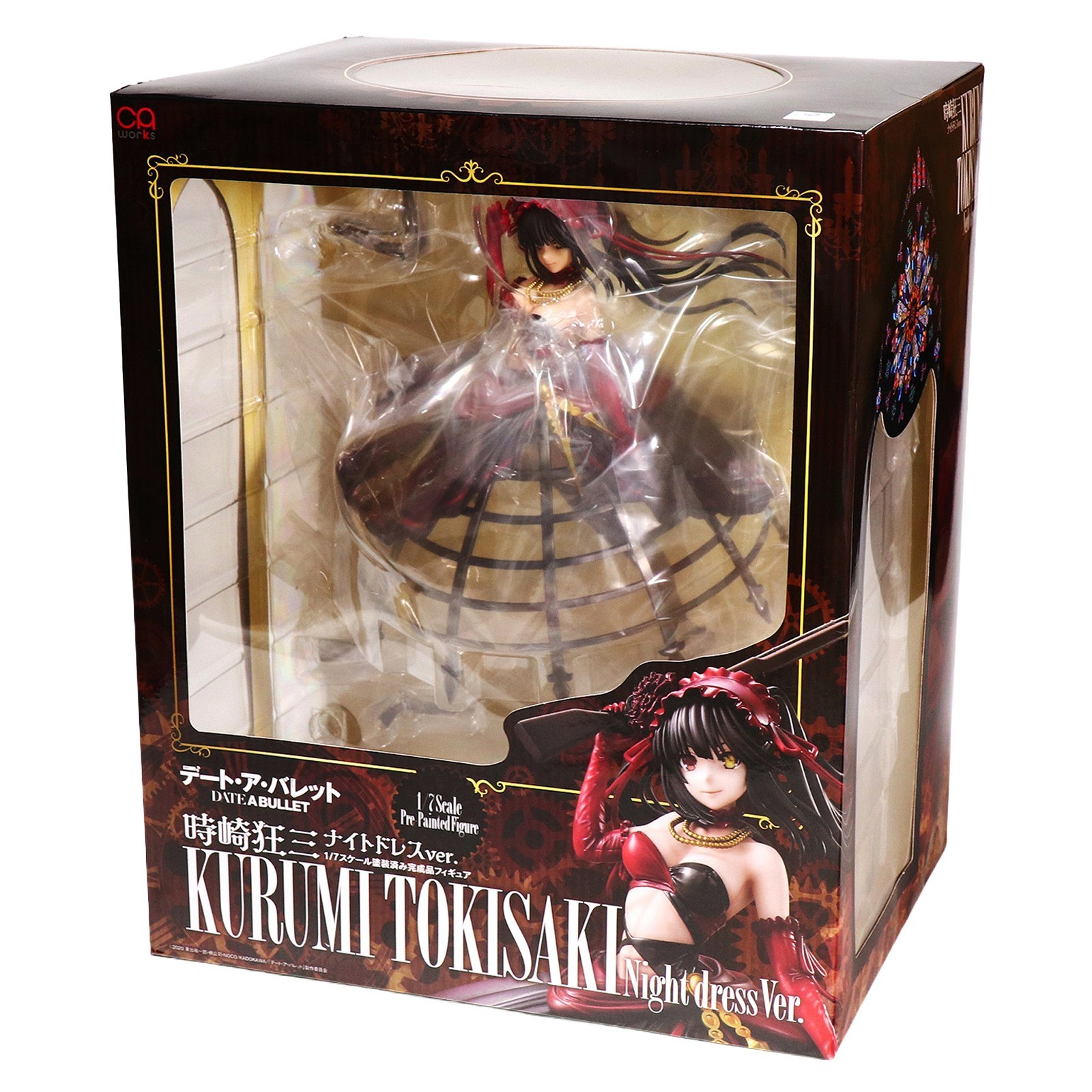 Date A Live Kurumi Tokisaki 13in Figure Night Dress Ver. Chara-Ani Japan