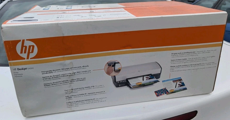 HP Deskjet D4260 Inkjet Printer NEW Sealed Box Damage  - Image 2 of 2
