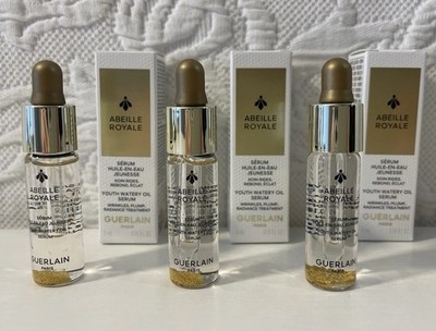 3 x Guerlain 2025 Abeille Royale Youth Watery Oil Serum 0.16oz / 5ml Each NIB
