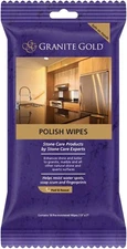 Granite Gold Polish Wipes Streak-Free Shine for Granite, Quartz, Marble, Travert