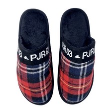Pajar Canada 1963 Stevie Buffalo Plaid Slippers Size 10W/8.5M 41 Faux Fur
