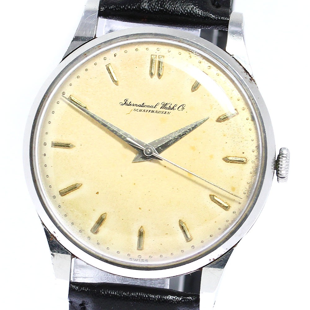 時計 IWC International Watch Co SCHAFFHAUSEN 1940's International Watch Co. (Schaffhausen, Swiss) Steel