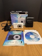 Maginon Z 1650 16.0MP Digital Camera White Tested Boxed with Charger VGC