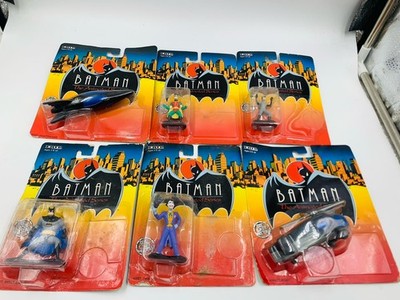 6x Batman Animated Series Ertl Die Cast Sealed NEW Joker Robin Catwoman