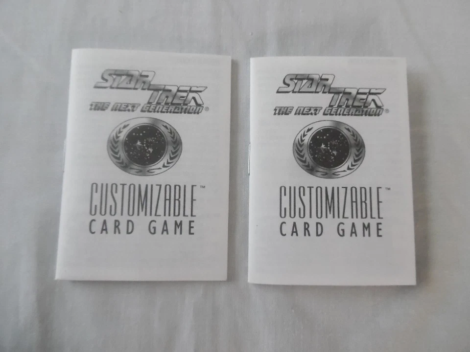 1994 STAR TREK THE NEXT GENERATION JOGO DE CARTAS PERSONALIZÁVEL-BRANCO-LOTE 758 CARTAS - Imagem 2 de 4