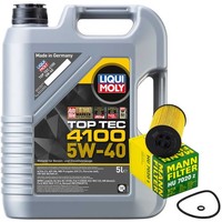 MotoröL Set Liqui Moly 5W-40 5 Liter + ÖLfilter FüR Audi Seat Skoda VW Golf VII