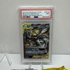 2019 PM SM Black Star Pikachu & Zekrom GX Promo Tag Team Tins FA #SM168 PSA 9