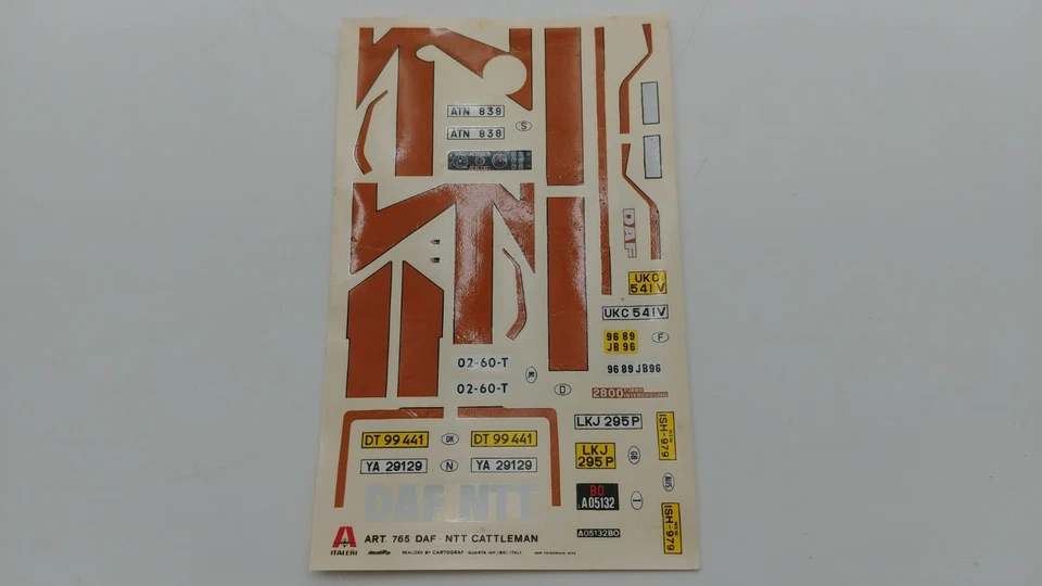  ITA765 Italeri Cattleman DAF NTT 1/24 - Immagine 2 di 3