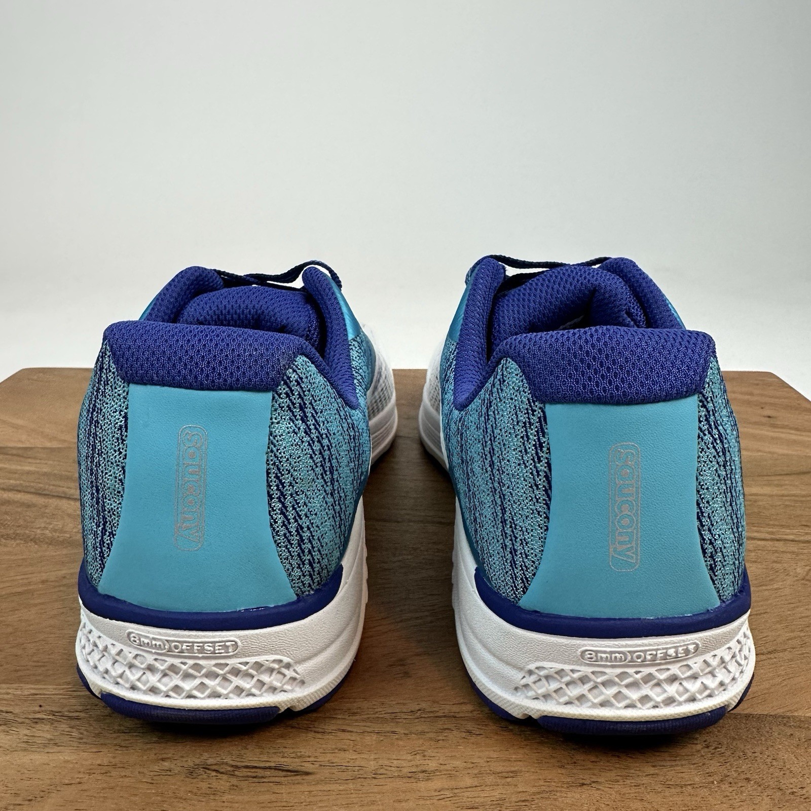 New Big Kids Saucony Ride 10 White Athletic Running Sneakers Shoes Size 5.5 M thumbnail 6