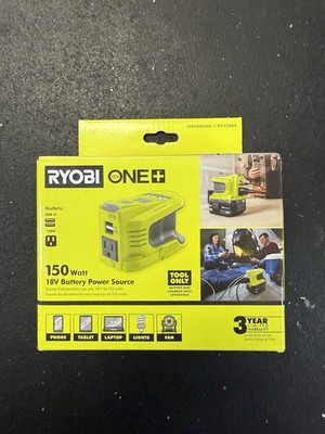 Ryobi RYI150BG ONE+ 18V 150 Watt Battery Inverter Tool Only for