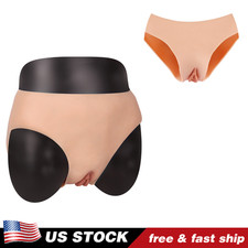 Silicone Underwear Pants Shorts Vaginal Underpants For Transgender Crossdresser