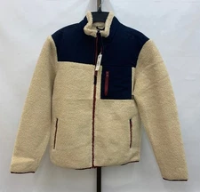 Marine Layer Men's Whistler Sherpa Jacket in Natural Choose Size